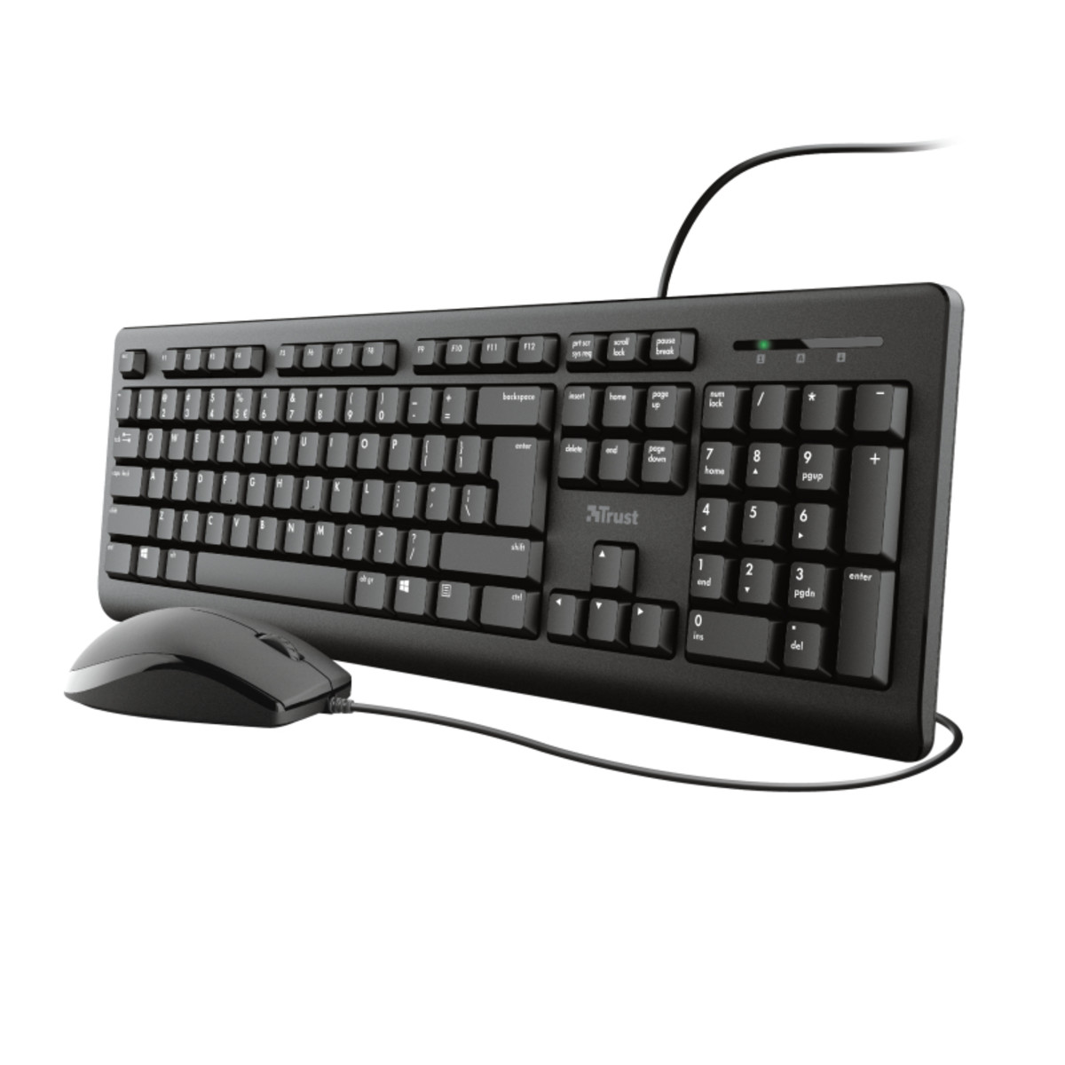 Trust Wired Keyboard And Mouse Set
