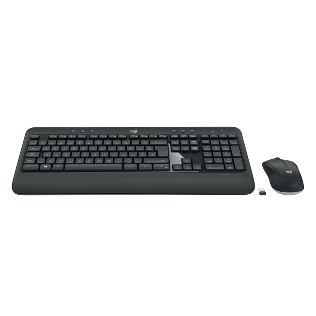 Logitech MK540 Wireless Desktop Keyboard and Mouse Set (Black)