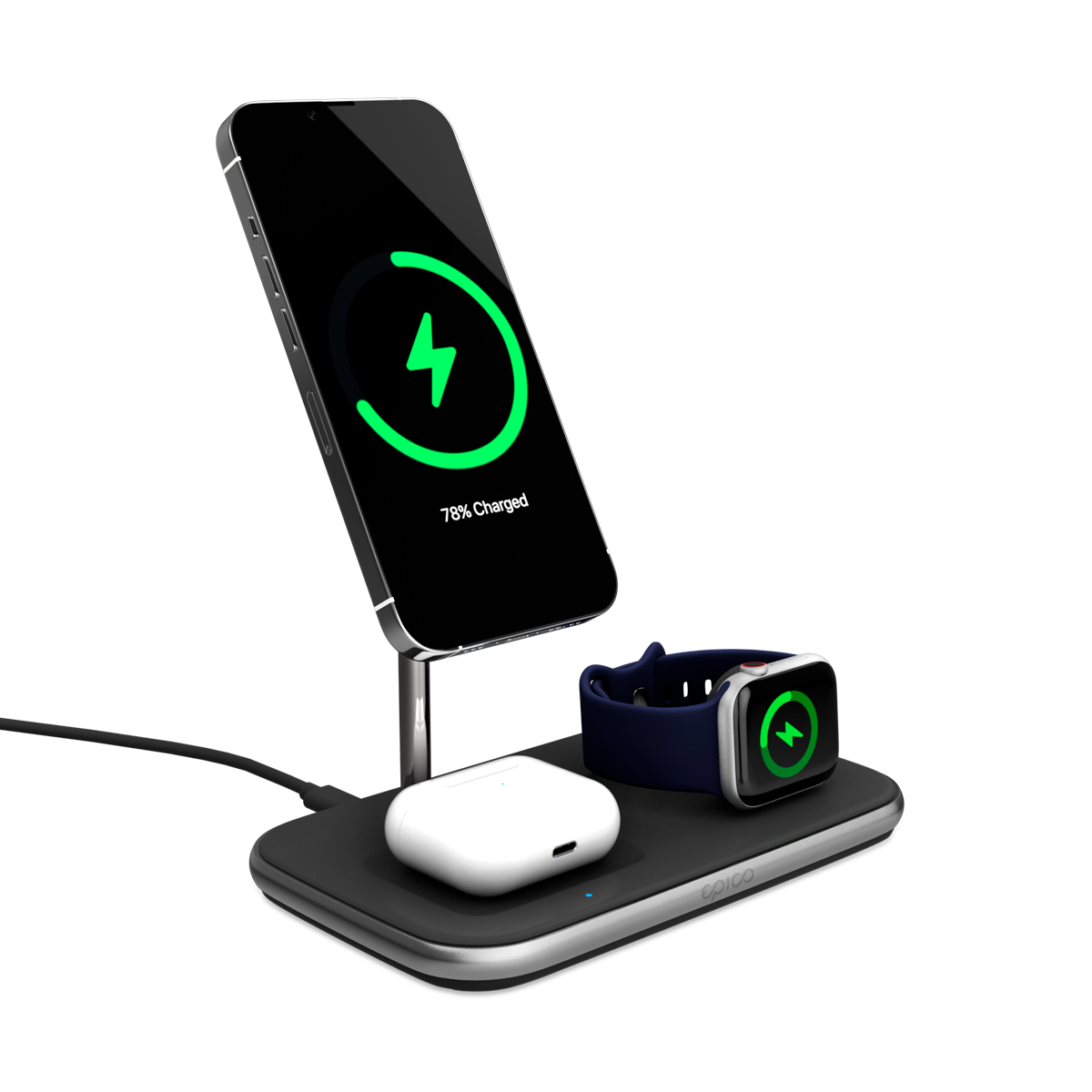 Epico 3 in 1 Magsafe Wireless Charging Dock