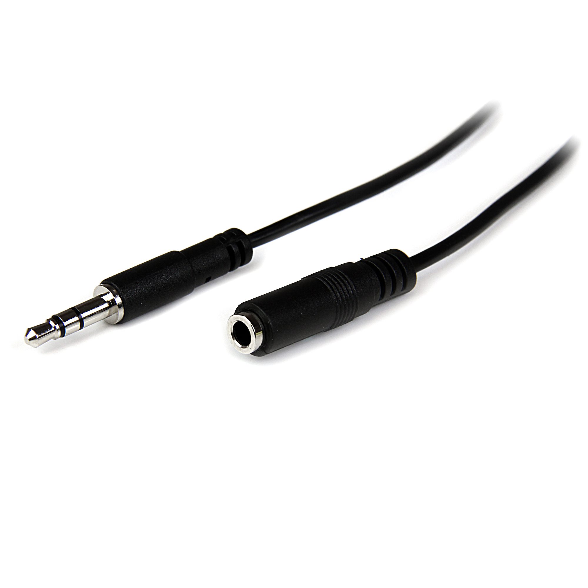 StarTech 1m Slim 3.5mm Stereo Extension Audio Cable – M/F
